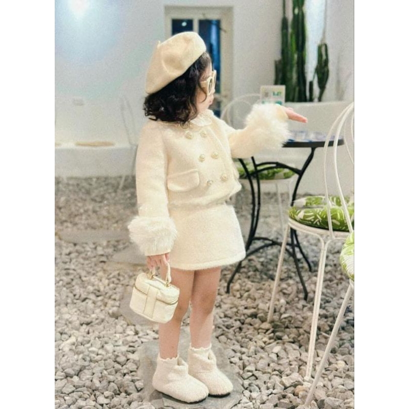 Set dạ long sang chảnh bé gái