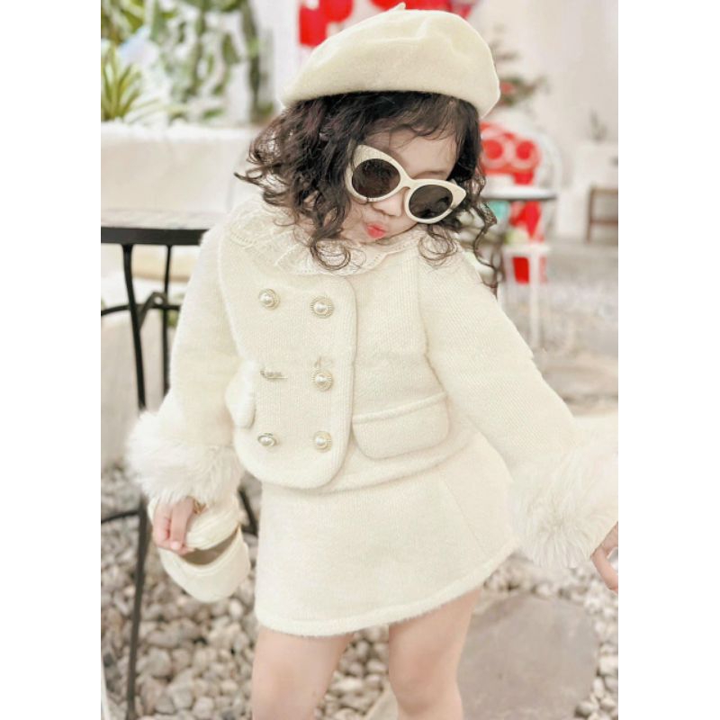 Set dạ long sang chảnh bé gái