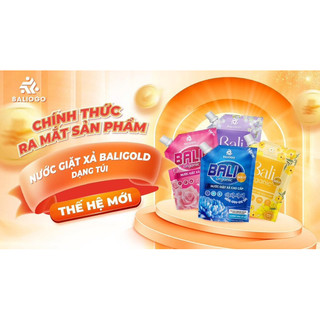 1 Túi Nước giặt xả Cao Cấp Bali gold oganic 3Lit. công nghệ Hàn Quốc giúp lưu hương, mềm vải, an toàn cho da