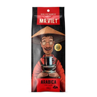 Cà phê Arabica Mr Viet 250g- cafe hạt đã rang - Mr Viet Arabica Roasted Whole Bean250g