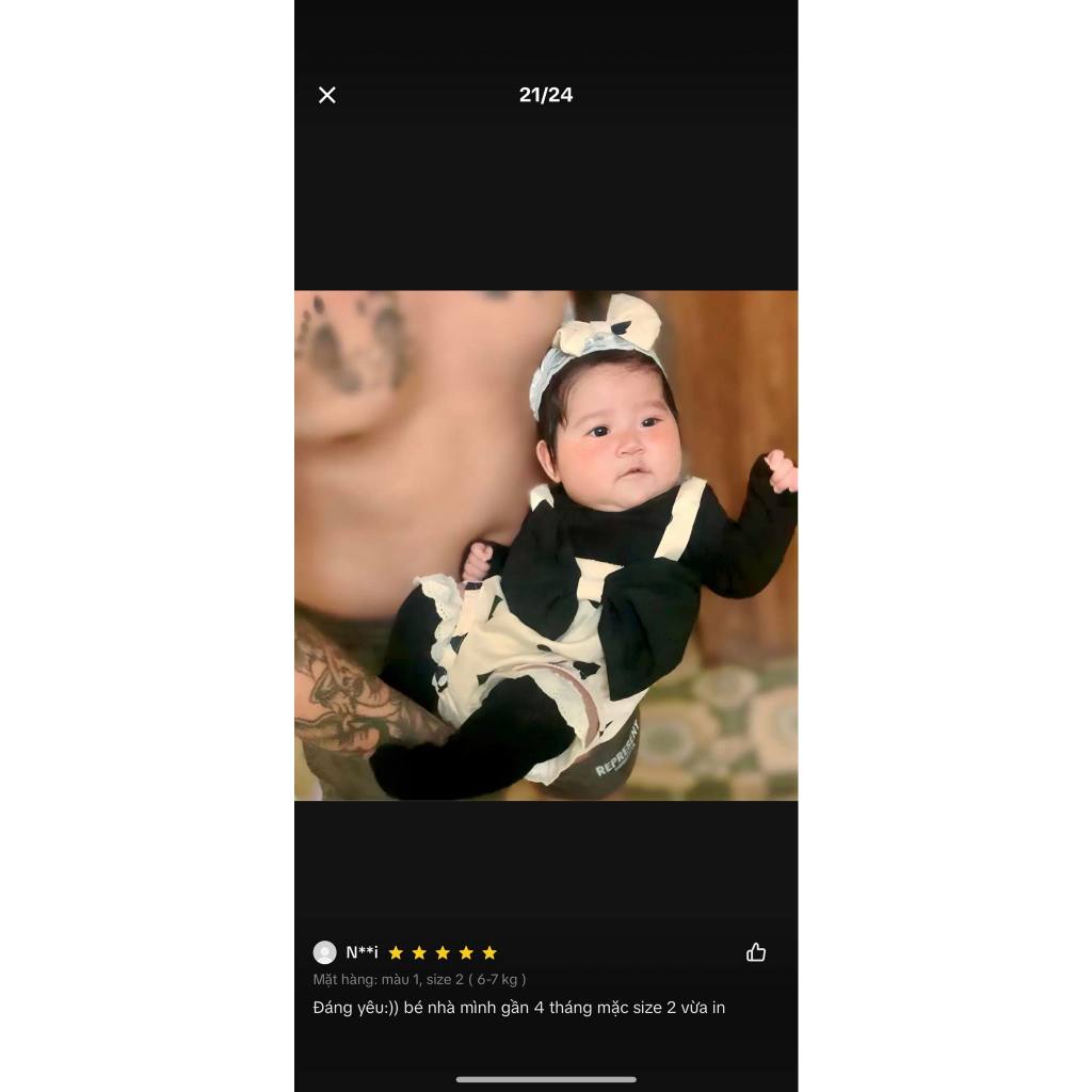 Body yếm áo đen yếm trái tim 3-10 Kg,Body cho bé gái đầy tháng thôi nôi chất mềm mịn mát