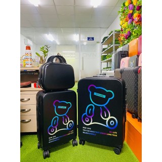 Giảm 50% Combo vali set cute ( 20/24 cốp nhỏ)