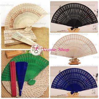  Quạt gỗ tre trang trí oản cầm tay phong cách Trung Hoa cổ trang nhà cửa đẹp 