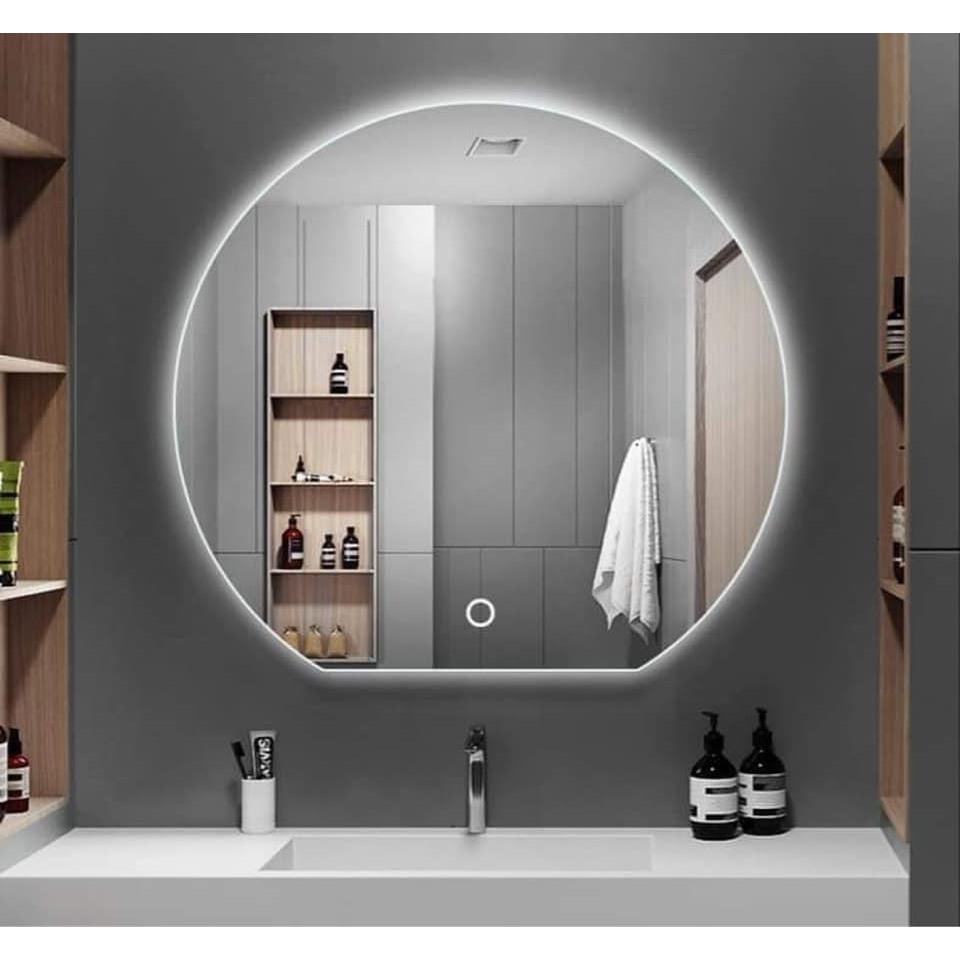 Gương Treo Tường, Gương Nhà Tắm Đèn Led Cảm Ứng 50 x 70 Được Đánh Giá Cao