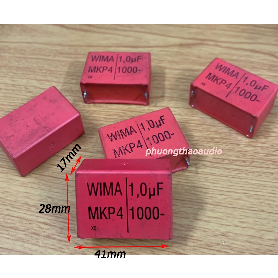 Tụ Wima MKP4 1uf 1000v tháo máy chất lượng cao