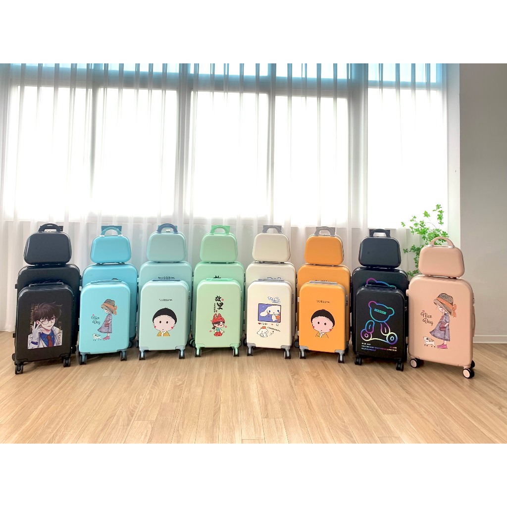 Giảm 50% Combo vali set cute ( 20/24 cốp nhỏ)