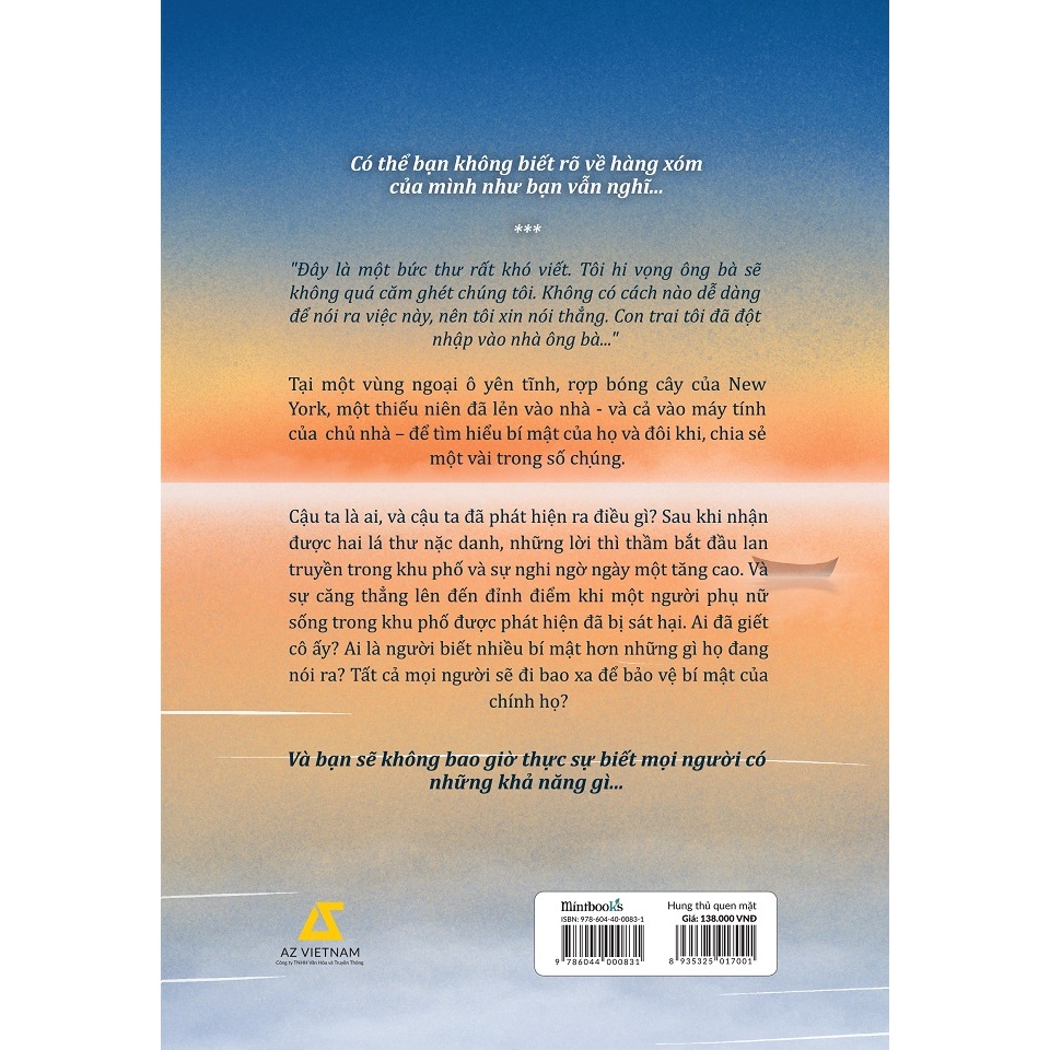 Sách - Hung Thủ Quen Mặt  - AZB