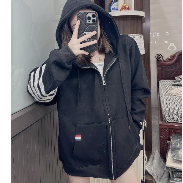 Áo khoác nỉ nữ hoodie form rộng mũ 2 lớp KHOÁC MŨ VÒNG  cute hàn quốc CaMa Store M1149