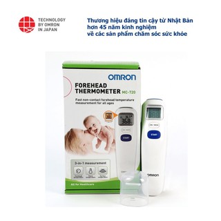Nhiệt kế điện tử đo trán omron mc-720