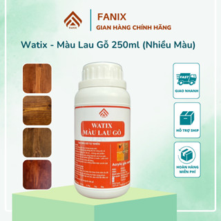 Sơn màu gỗ tự nhiên, sơn gỗ gốc nước, an toàn, không pha thêm dung môi, không mùi - Watix lau gỗ