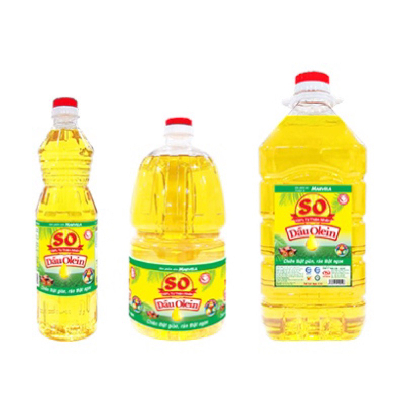 Dầu ăn SO Olein Marvela chai 1L