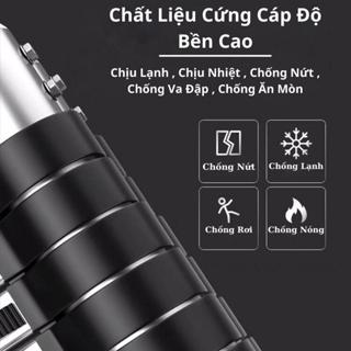 Thang Nhôm Gấp Gọn Rút Đơn HuDi Chịu Lực Lớn 3,2m