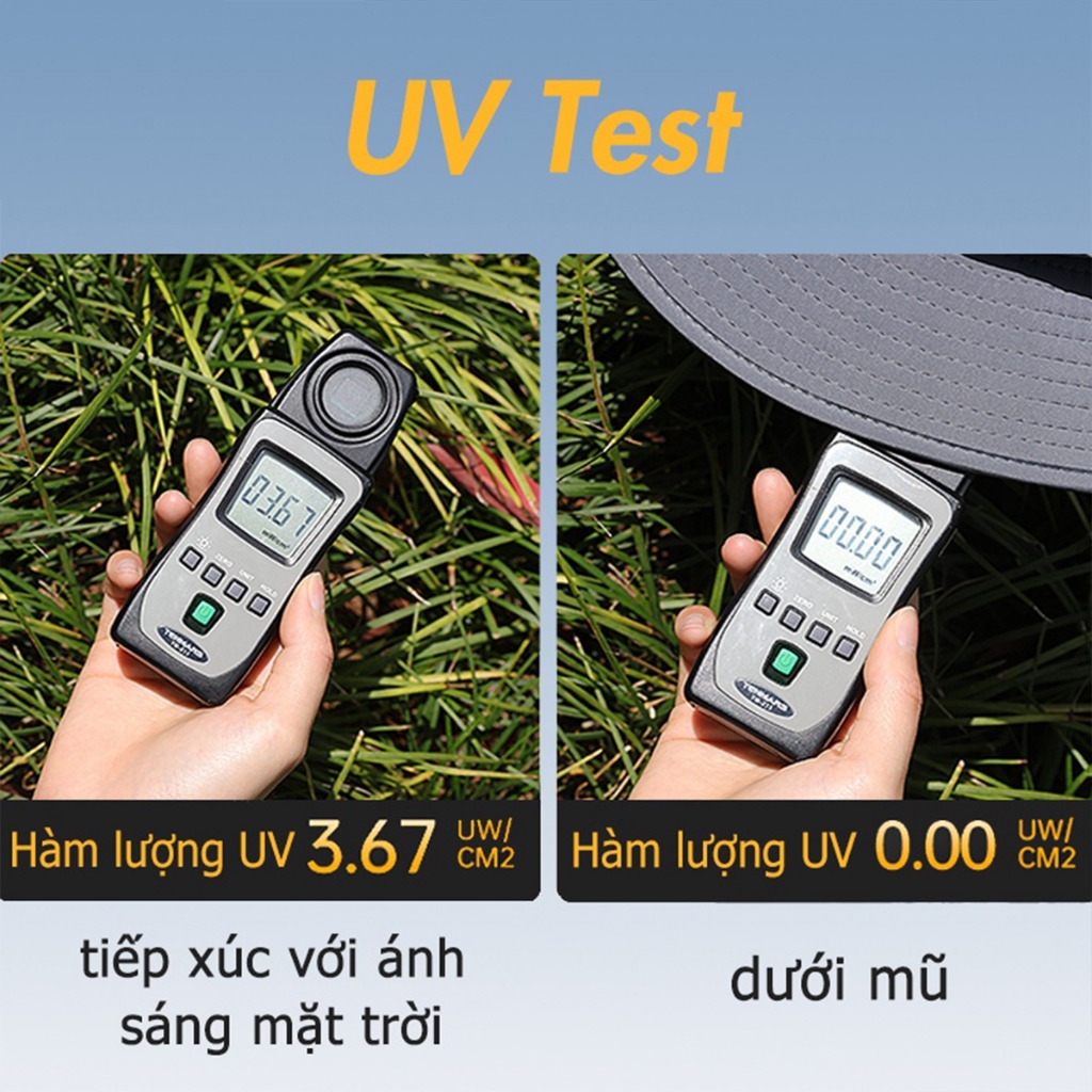 Mùa Hè Nhanh Khô Nam Nữ Nón Ngoài Trời Khẩu Trang Rộng Vành Nón Chống Nắng Vành Cho Câu Cá Săn Bắn-GM-FSM01-1/-2