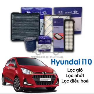 Lọc gió, Lọc dầu, Lọc lạnh điều hoà i10 các đời, lọc nhớt i10