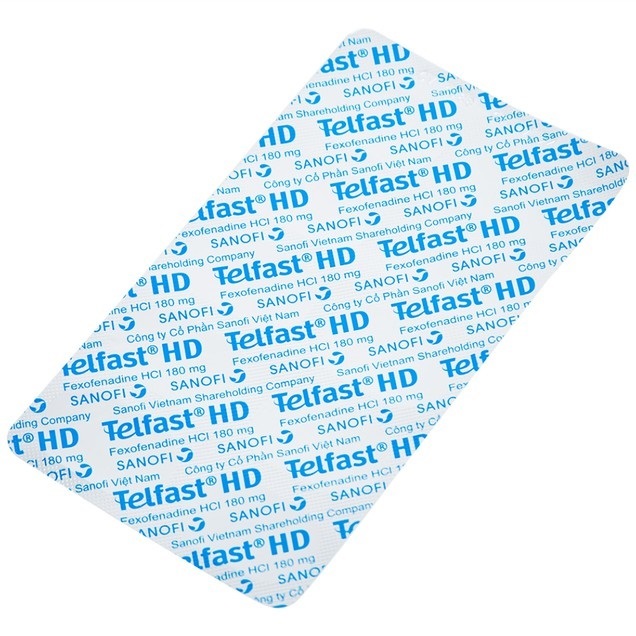 ✅  Telfast HD 180mg Dị Ứng Sổ Mũi Hộp 10 Viên