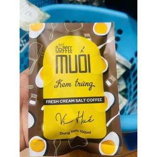 Cafe Kem Muối vị Kem Trứng pha sẵn túi 100ml