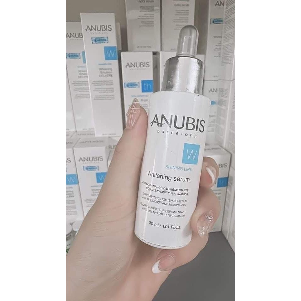 Serum Anubis trắng da SHINING LINE Whitening, Se Lỗ Chân Lông 30ml