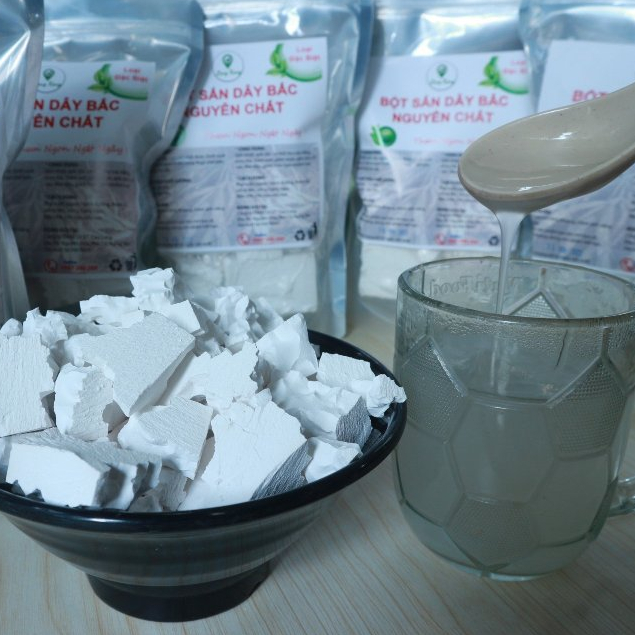 Bột sắn dây ta, sắn dây Bắc nguyên chất 1KG - Không phải sắn dây lai