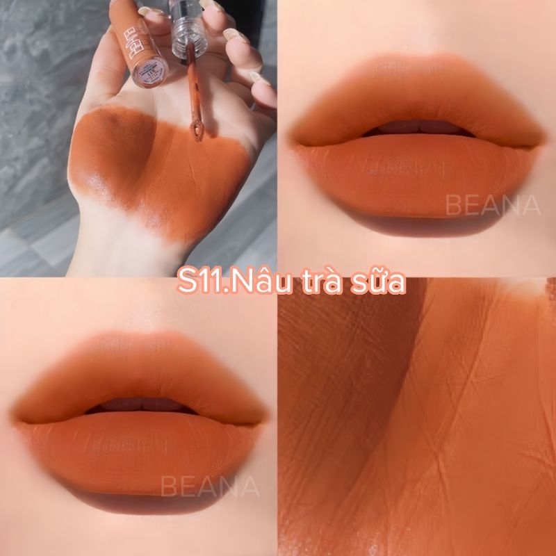 Son nâu trà sữa son nâu cam trà sữa, son nâu tây nude, son nâu sữa, son tone tây, son nâu lạnh, son chính hãng son BeAna