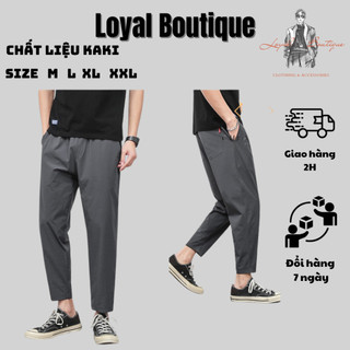Quần baggy kaki nam nữ đủ màu đủ size - hàng đẹp( Kèm video ảnh thật)Loyalboutique