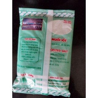 combo 2gói MUỐI I ỐT 200g