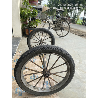 Bánh xe lôi , xe bò , trục phi 28
