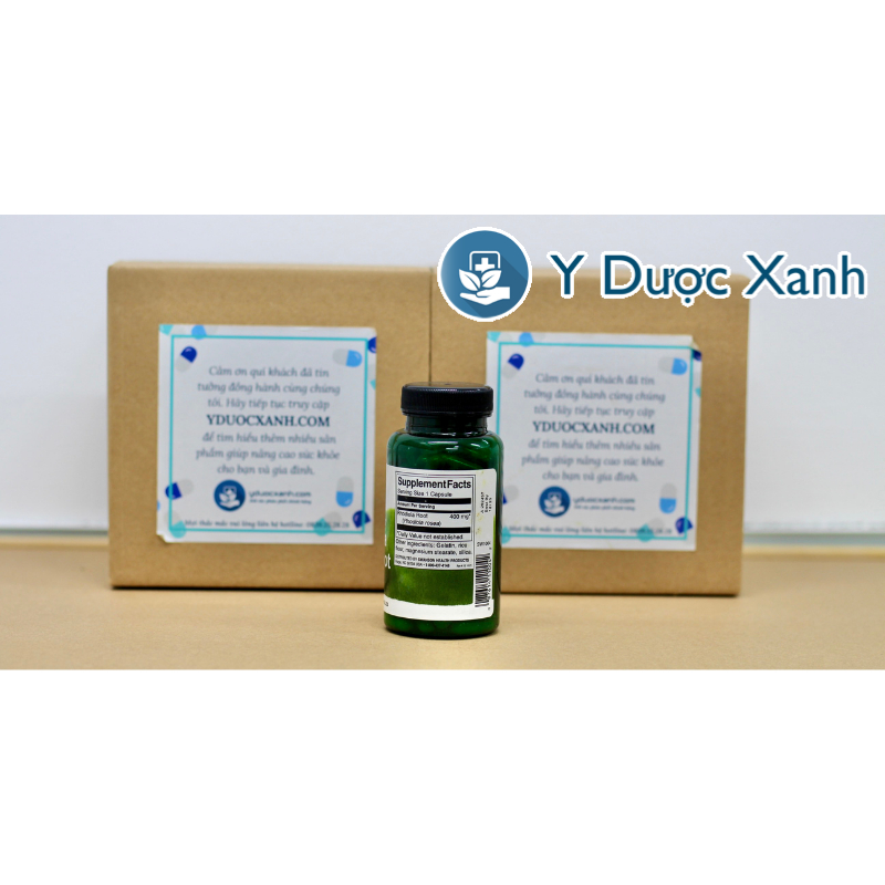 SWANSON Full Spectrum RHODIOLA ROSEA ROOT, 100 viên, Hỗ trợ giảm căng thẳng cho người lớn