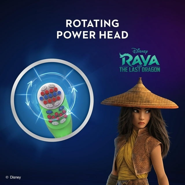 Bàn chải đánh răng điện cho bé từ 3 tuổi - Oral B Disney's Raya and the Last Dragon