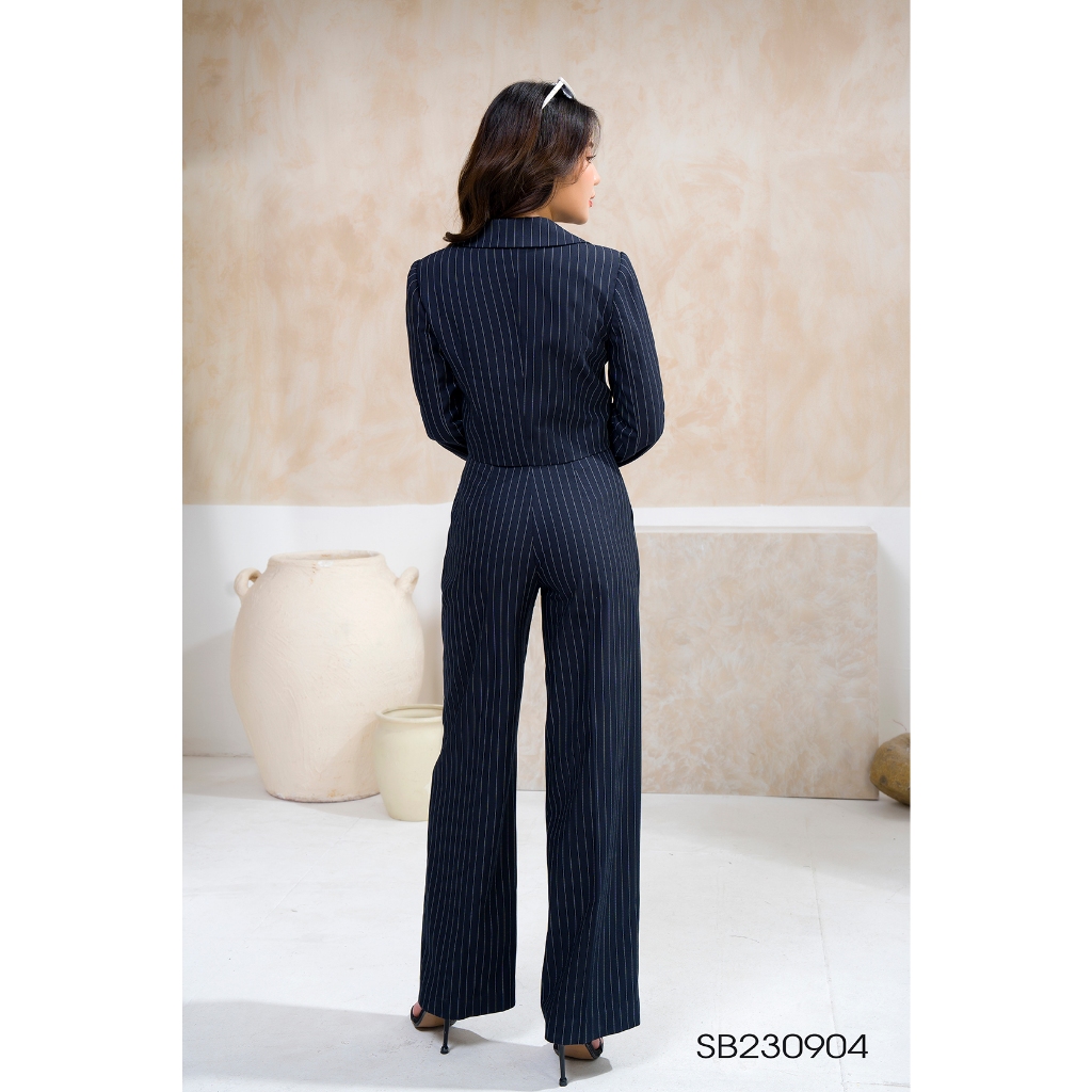 Sét Bộ Vest Kẻ Sọc LENDO SB230904