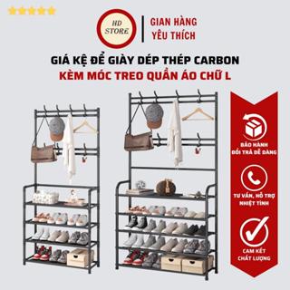 Giá Kệ Để Giày Dép, Kệ Treo Quần Áo Chữ L, Lắp Ghép Đa Năng - HD STORE