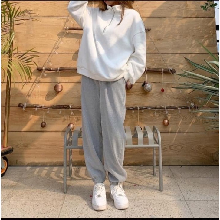 Quần nỉ tăm ống rộng, jogger chất liệu dày dặn xịn xò