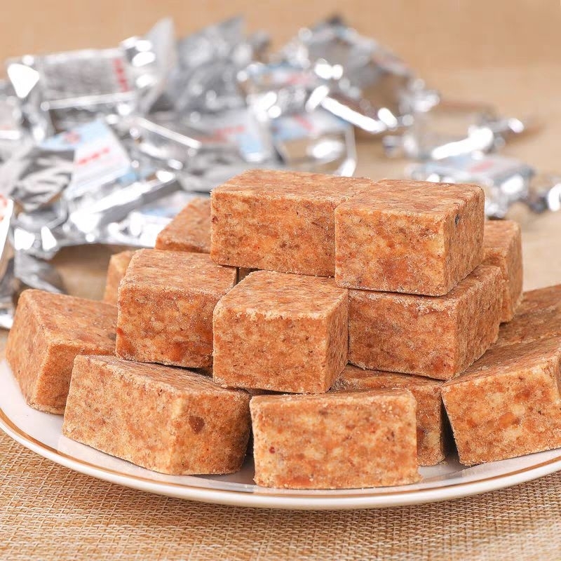 500g lương khô mini mix vị ca cao, sữa, đậu phộng, mè đen