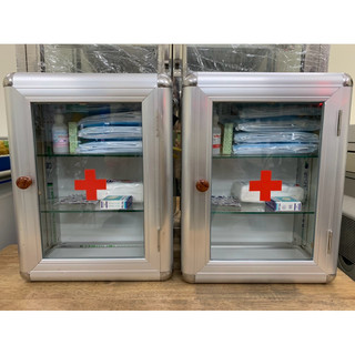 Tủ thuốc y tế nhôm kính dùng trong gia đình (treo tường, để bàn)