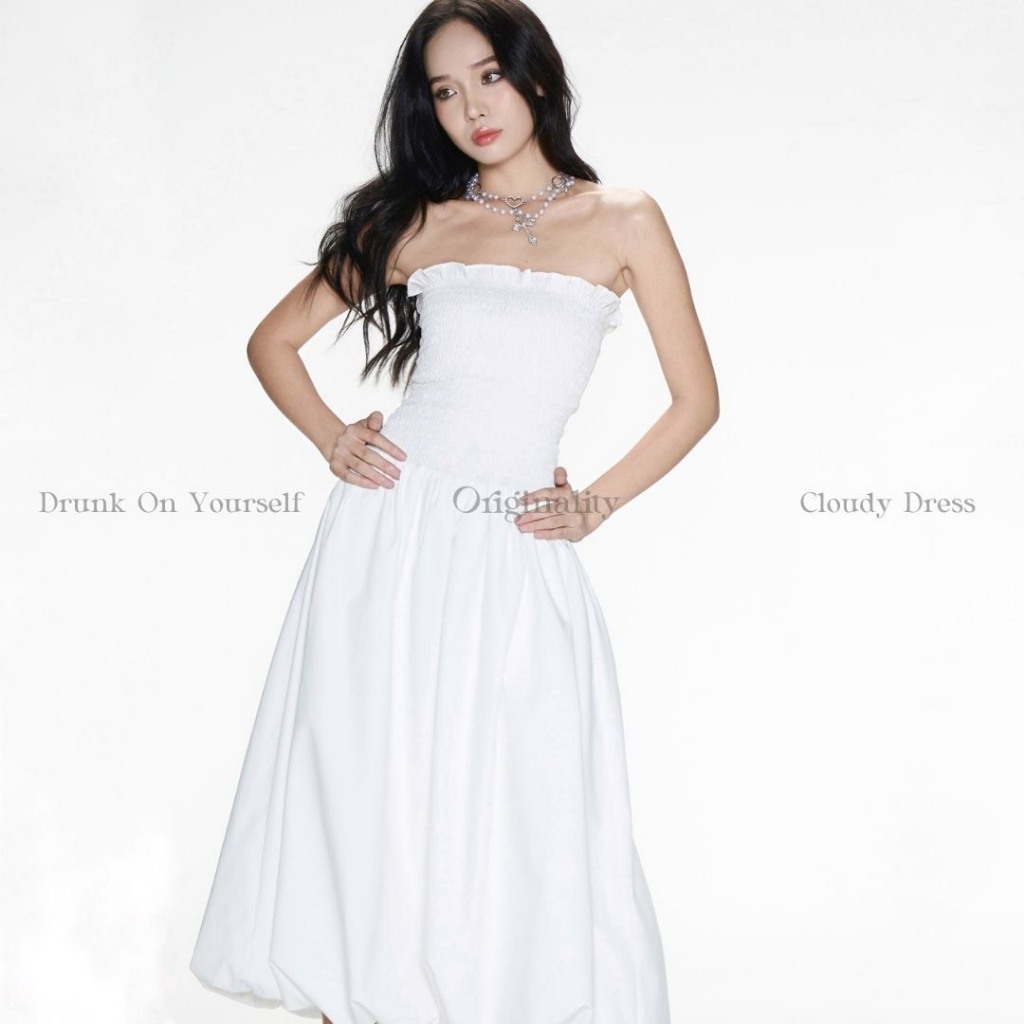 ORIGINALITY -  ĐẦM DÀI SMOCKING DÁNG BÍ - CLOUDY DRESS