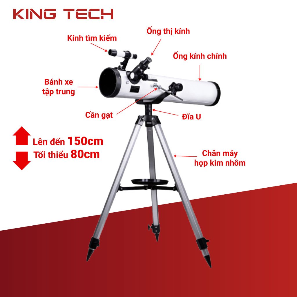 Kính thiên văn phản xạ Phoenix Telescope 76700 (70076) phóng đại 525 lần, quan sát trăng sao và ngắm cảnh xa rõ nét | BigBuy360 - bigbuy360.vn