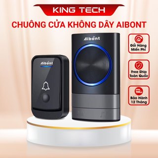 Chuông cửa không dây, chuông báo khách Aibont thông minh chống nước tín hiệu cực nhạy thiết kế hiện đại âm lượng to