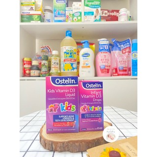 Vitamin D3 Ostelin Úc -  Kid Liquid 20ml và Ostelin Infant Drop 2,4ml