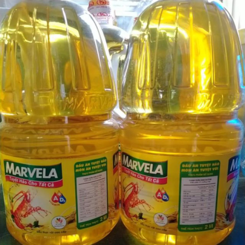 Dầu ăn SO Olein Marvela chai 2L