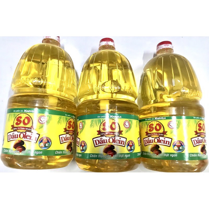 Dầu ăn SO Olein Marvela chai 2L