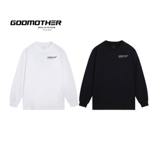 Áo Thun Trơn Dài Tay Basic 100% Cotton Godmother, Áo Phông LongTee Unisex Cotton