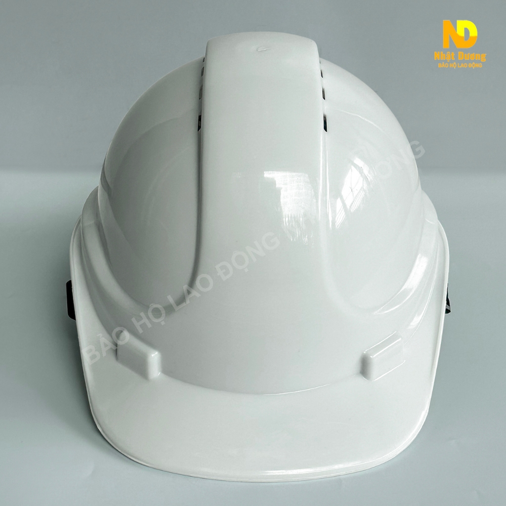 Mũ bảo hộ lao động có lỗ thông hơi thoát khí 011 khóa vặn, Nón bảo hộ công trình dùng trong lao động cho công nhân