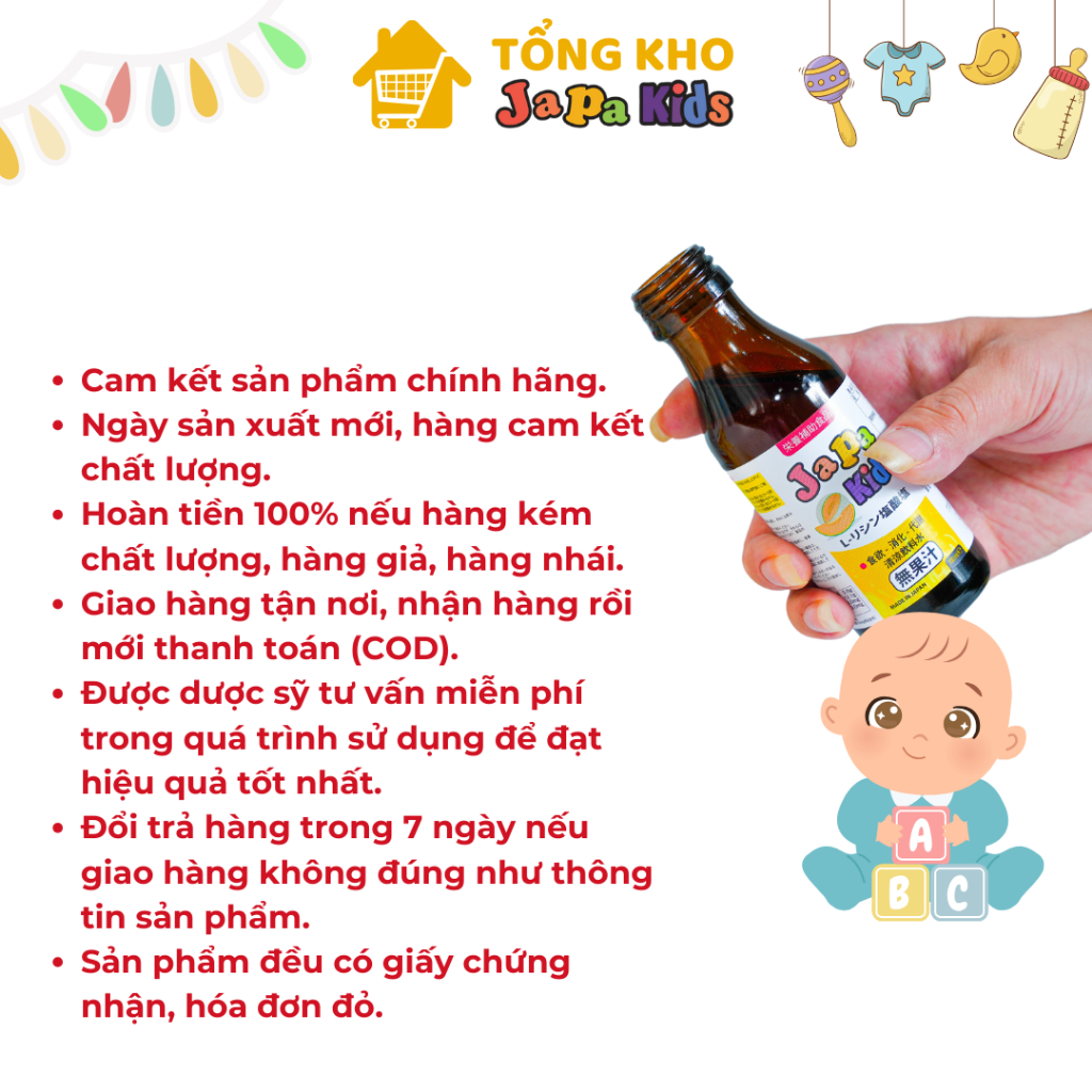 Japa Kids Chính Hãng Siro Ăn Ngon Cho Bé Hỗ Trợ Bé Tăng Cân Thúc Đẩy Vị Giác Hấp Thụ Tốt Hơn