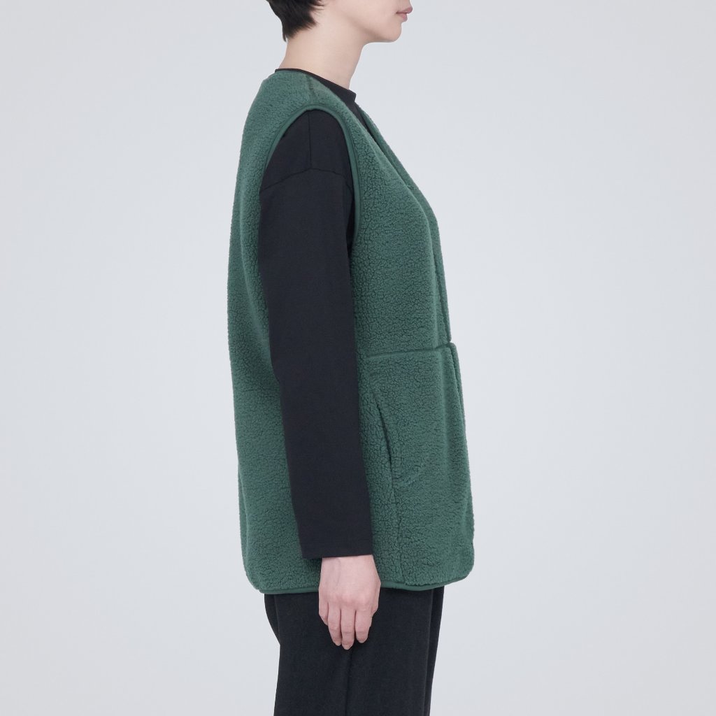 MUJI ÁO VEST GIẢ LÔNG