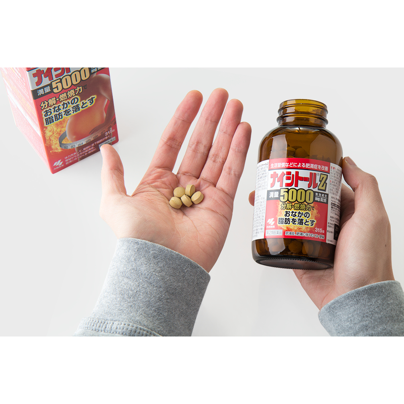 Viên uống Kobayashi Naishitoru Z hộp 315 viên Nhật Bản hỗ trợ giảm mỡ bụng