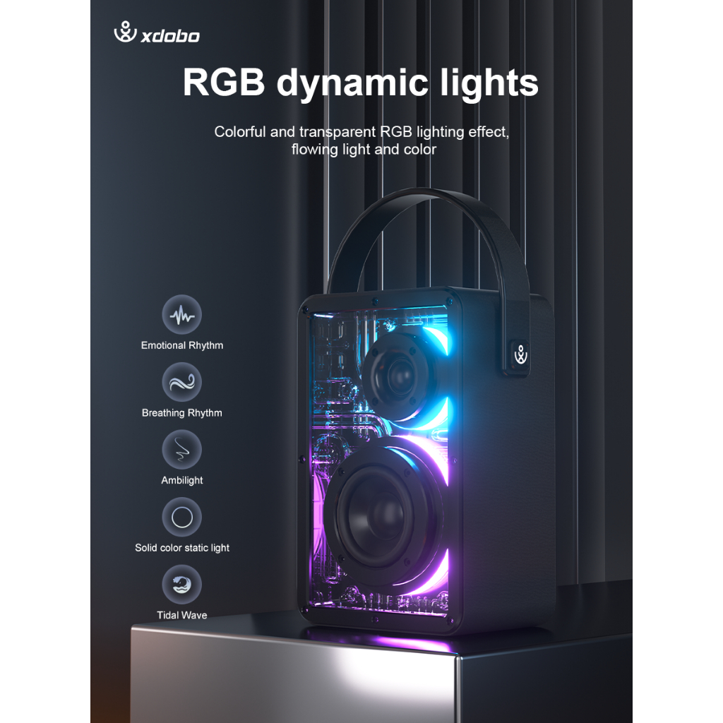 Loa Bluetooth Xdobo Memory 1972 không dây loa sâu trầm Loa chế độ TWS trong nhà ngoài trời không thấm nước - Yourbox.vn