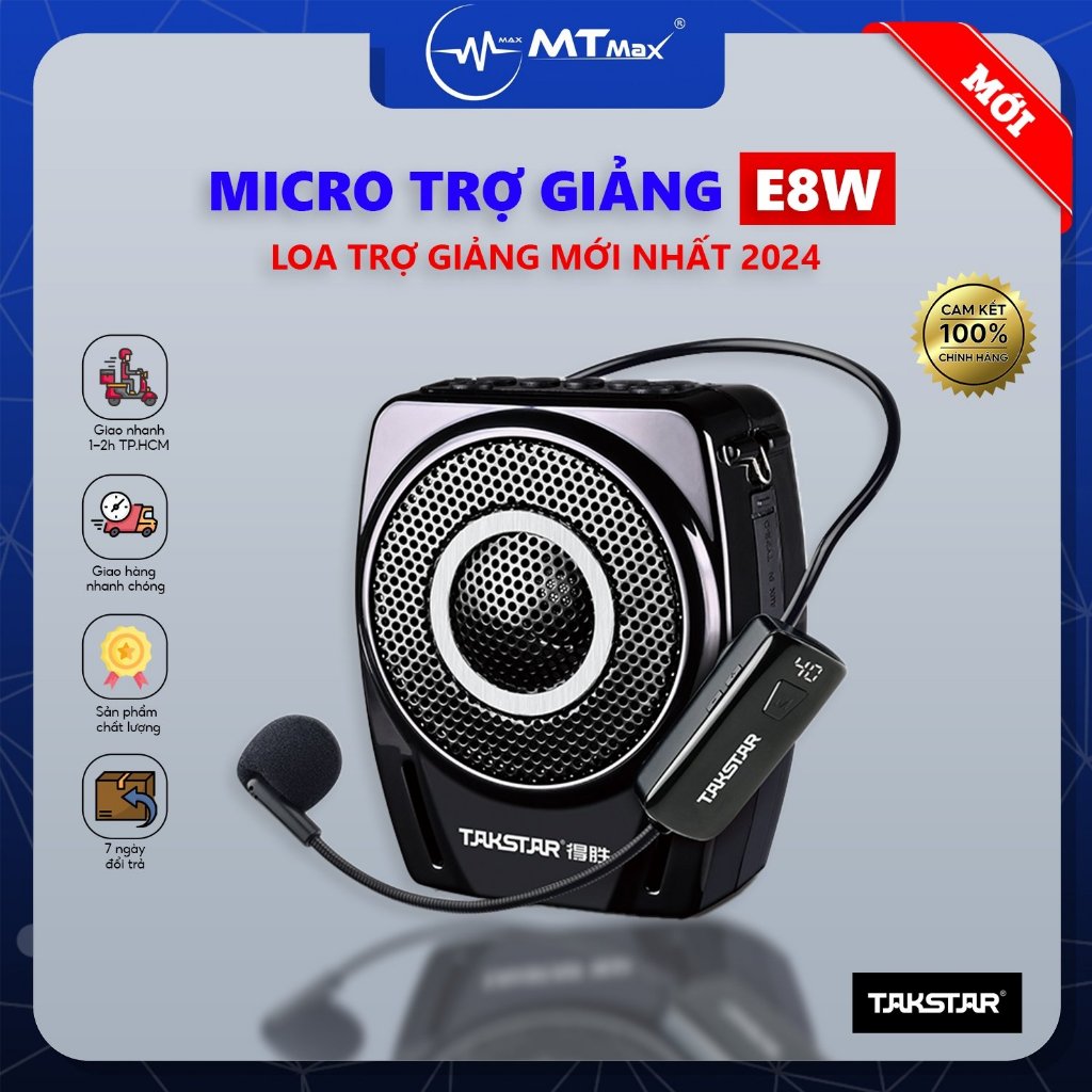 Máy Trợ Giảng Takstar E126A - E126W - E300W - E8W - 4 Micro Trợ Giảng Chuyên Dùng Giảng Viên Hướng Dẫn Viên DL