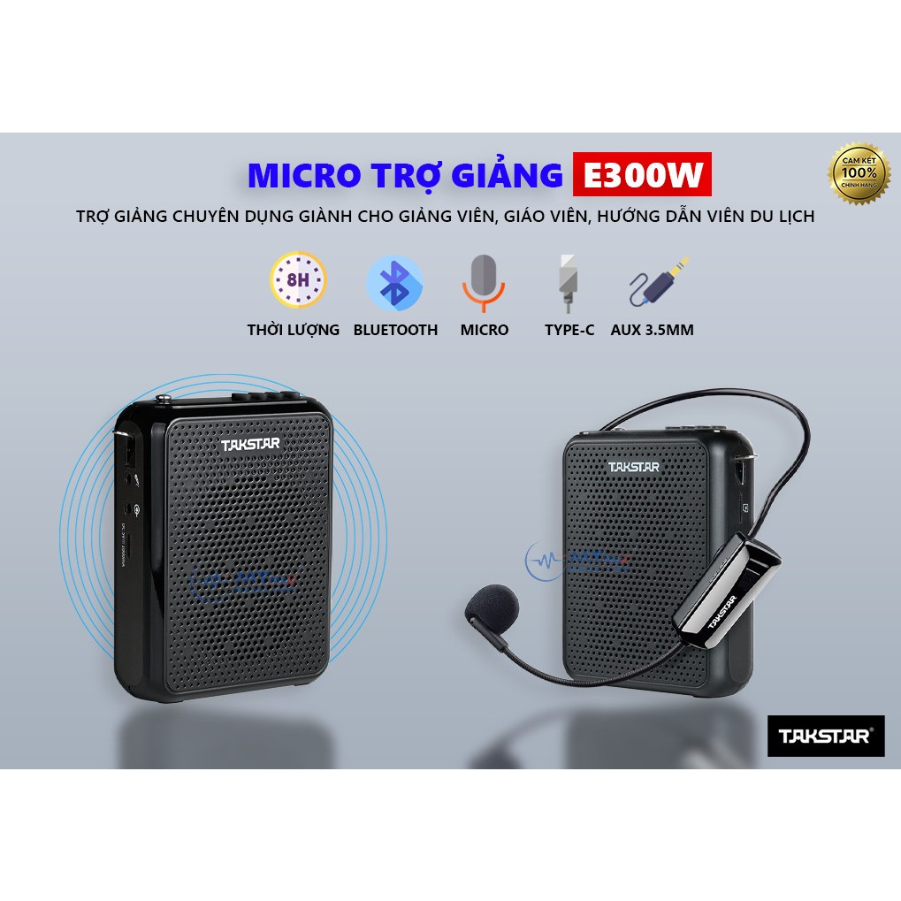 Máy Trợ Giảng Takstar E126A - E126W - E300W - E8W - 4 Micro Trợ Giảng Chuyên Dùng Giảng Viên Hướng Dẫn Viên DL