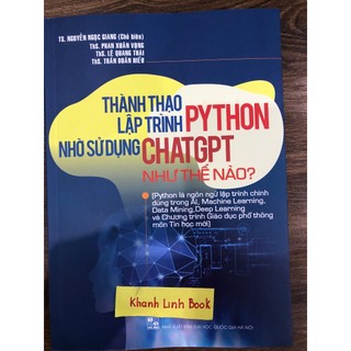 Sách - Thành thạo lập trình Python nhờ sử dụng chatGPT như thế nào (IMO)