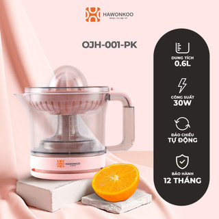 Máy Vắt Cam HAWONKOO OJH-001-PK 30W 600ML Hàng Chính Hãng Bảo Hành 12 Tháng - Thương Hiệu Hàn Quốc