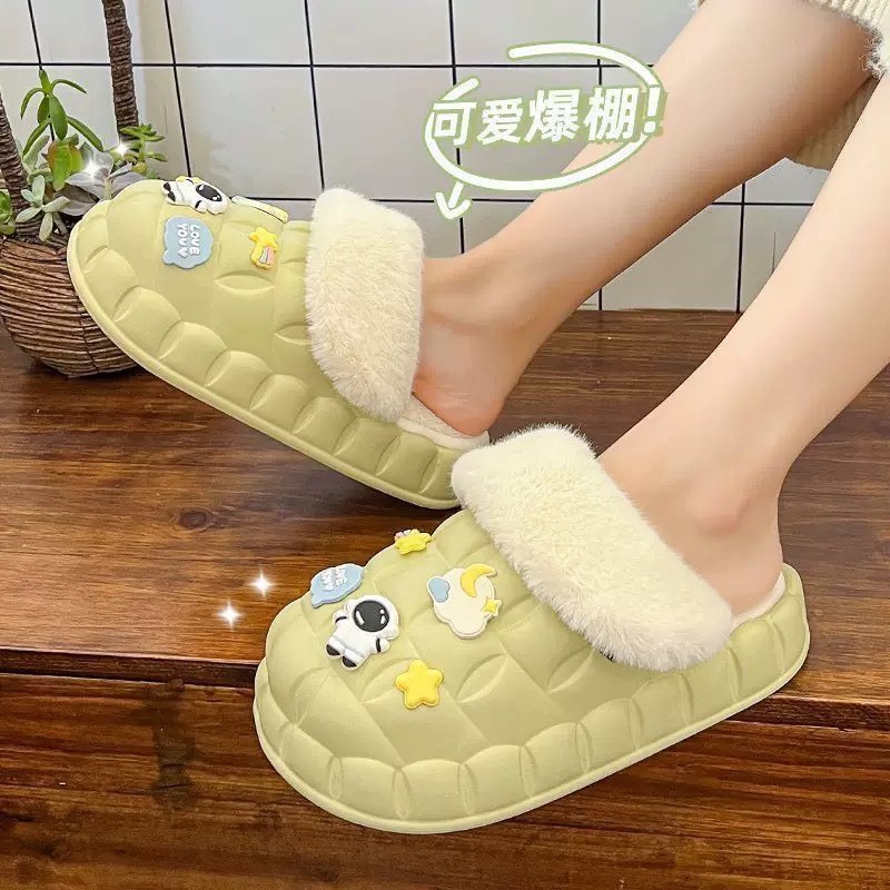 Dép sục lót bông, dép bông có thể tháo rời đi trong nhà mùa đông - TinTinStore